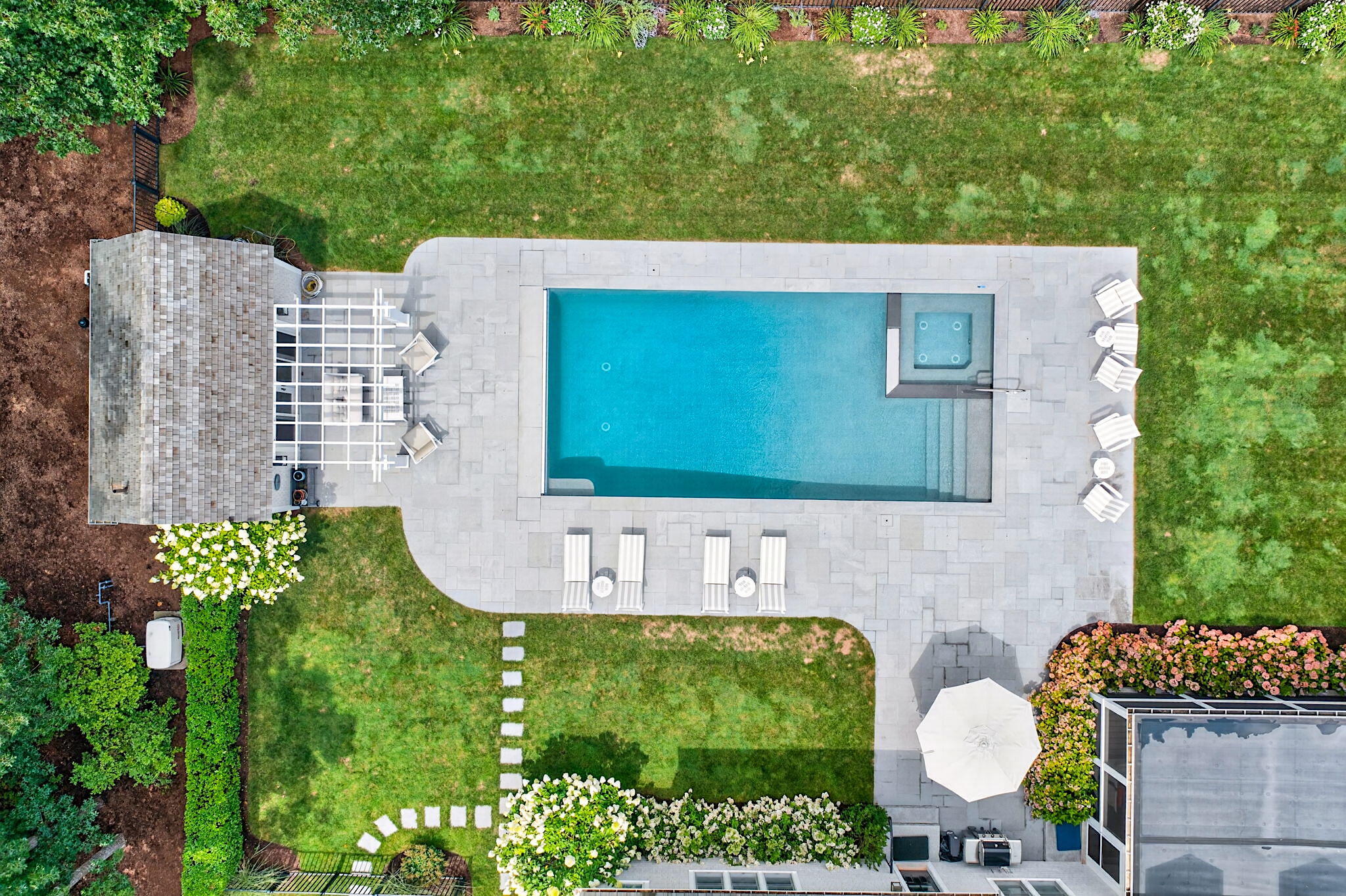 108 Seapuit River Road Osterville, MA 02655 - Photo 47 of 65 Pool - overhead - 24-DJI_20260731123252_
