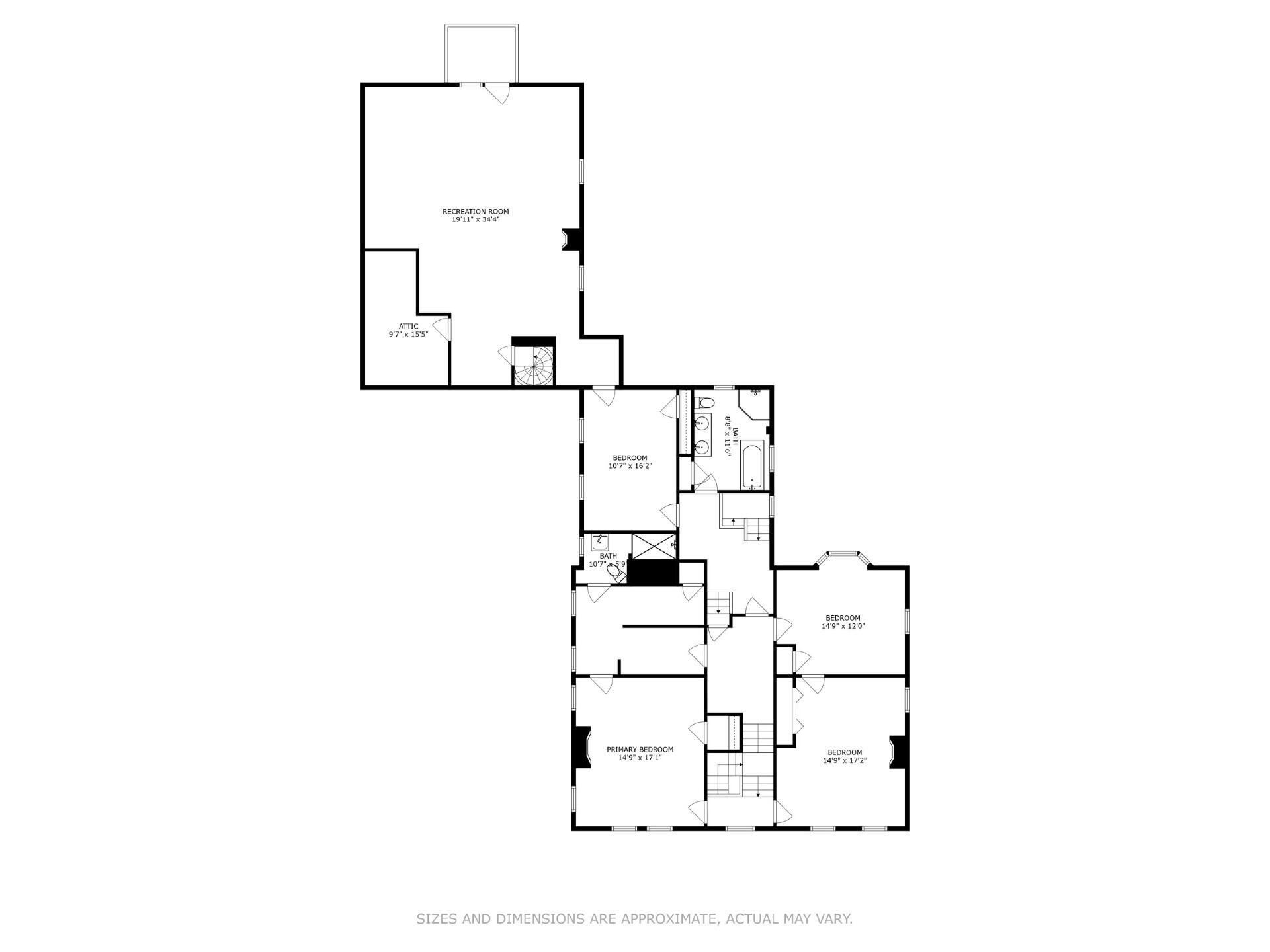 92 Middle Street Saco, ME 04072 - Photo 51 of 53 2nd Floor Floor Plan