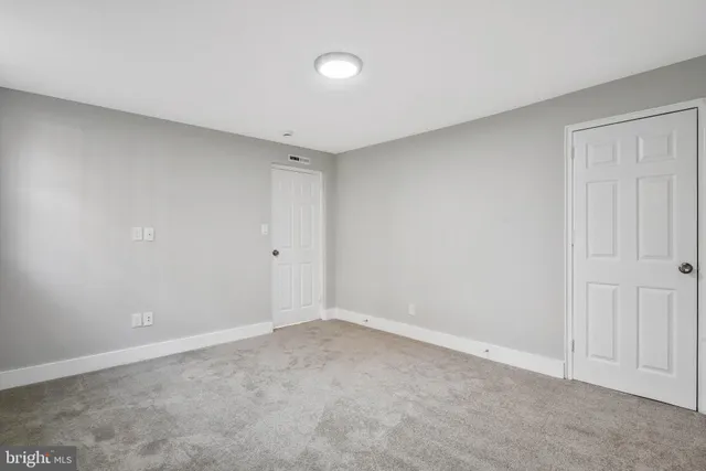 a view of an empty room