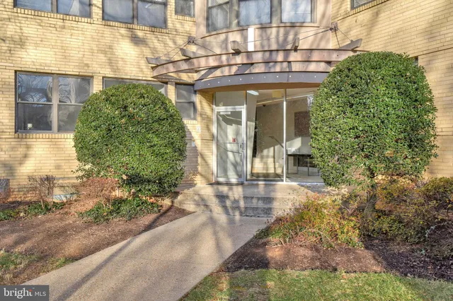 a view of a house with potted plants