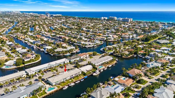 view of city and ocean