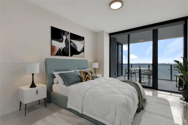 a view of a house with potted plants