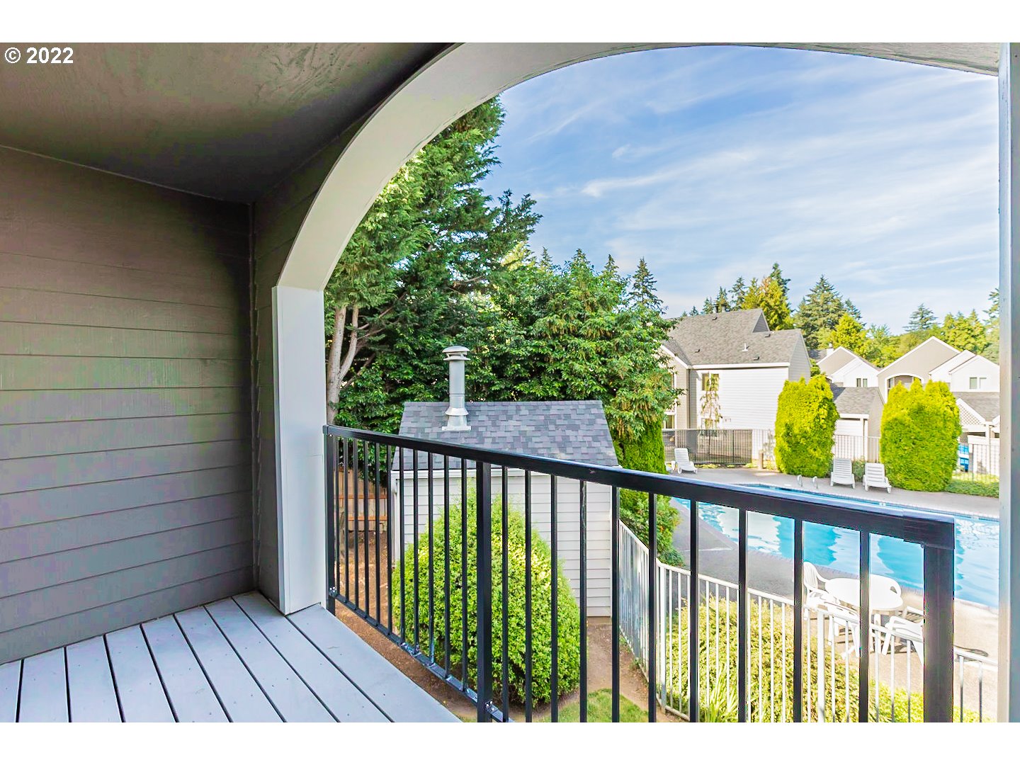 5225 Jean Road, Unit 207 Lake Oswego, OR 97035 - Photo 28 of 29 a view of balcony with wooden floor