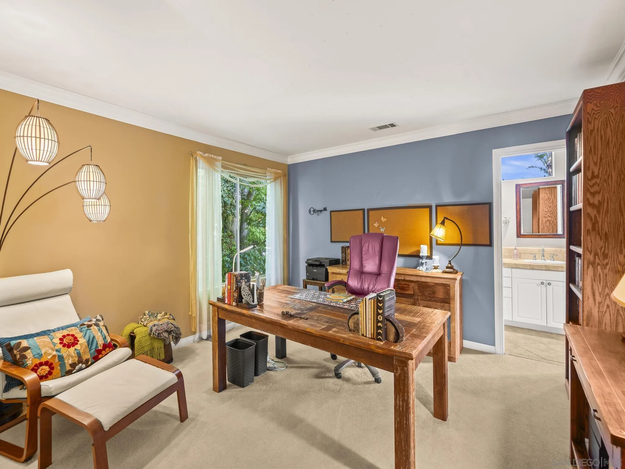 6502 La Paloma Street Carlsbad, CA 92009 - Photo 30 of 60 a bedroom with furniture and a window