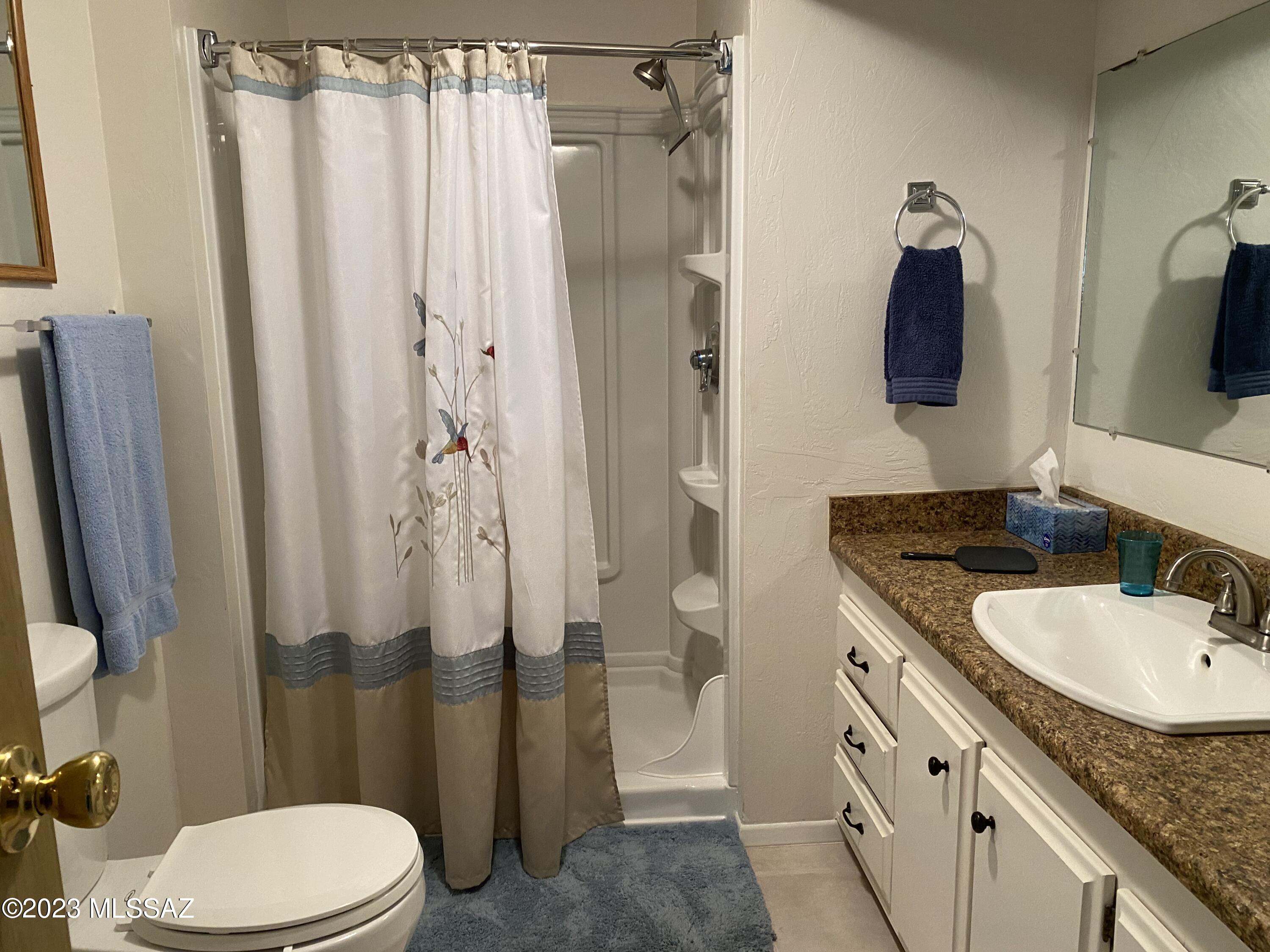 5755 West Box R Street Tucson, AZ 85713 - Photo 29 of 33 Hall bath off the master bedroom. Shower only