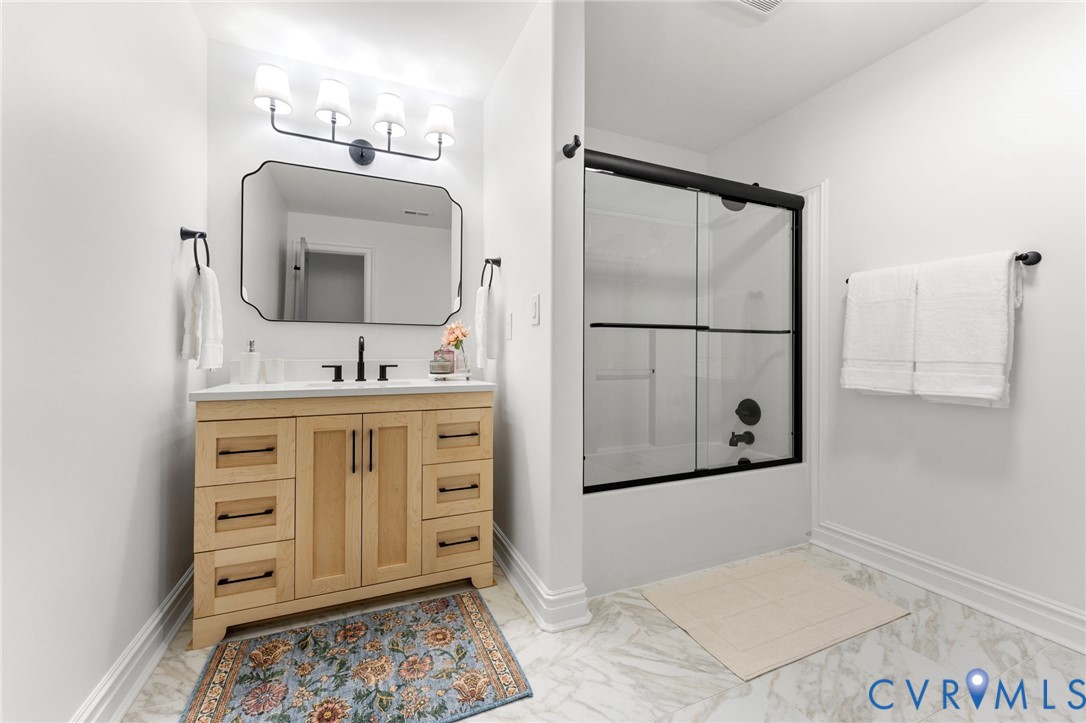 13446 Bradley Bridge Road Chester, VA 23831 - Photo 63 of 98 Newly renovated shared second floor bathroom.