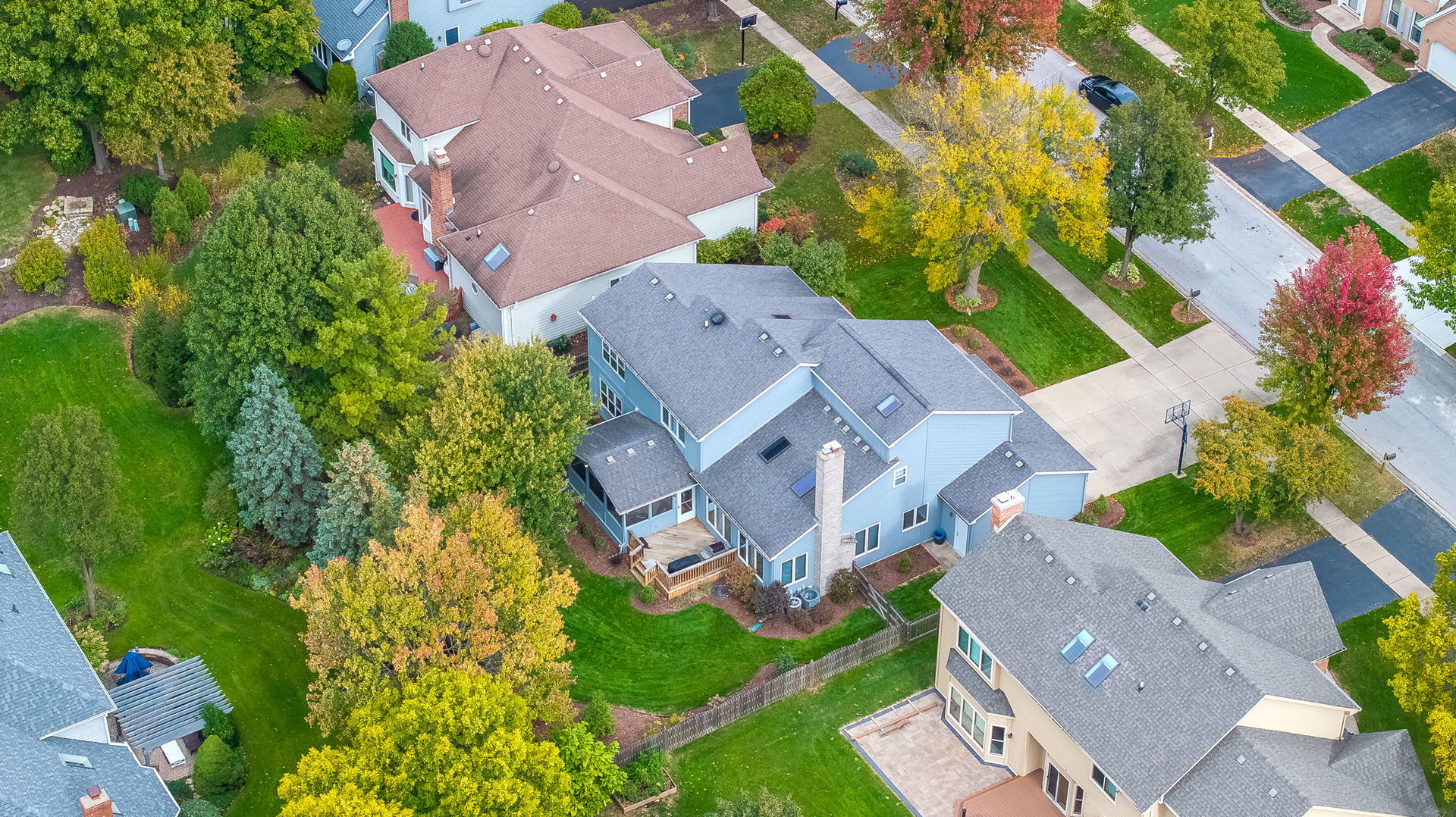 2103 Primrose Lane Naperville, IL 60565 - Photo 32 of 40 an aerial view of house with yard