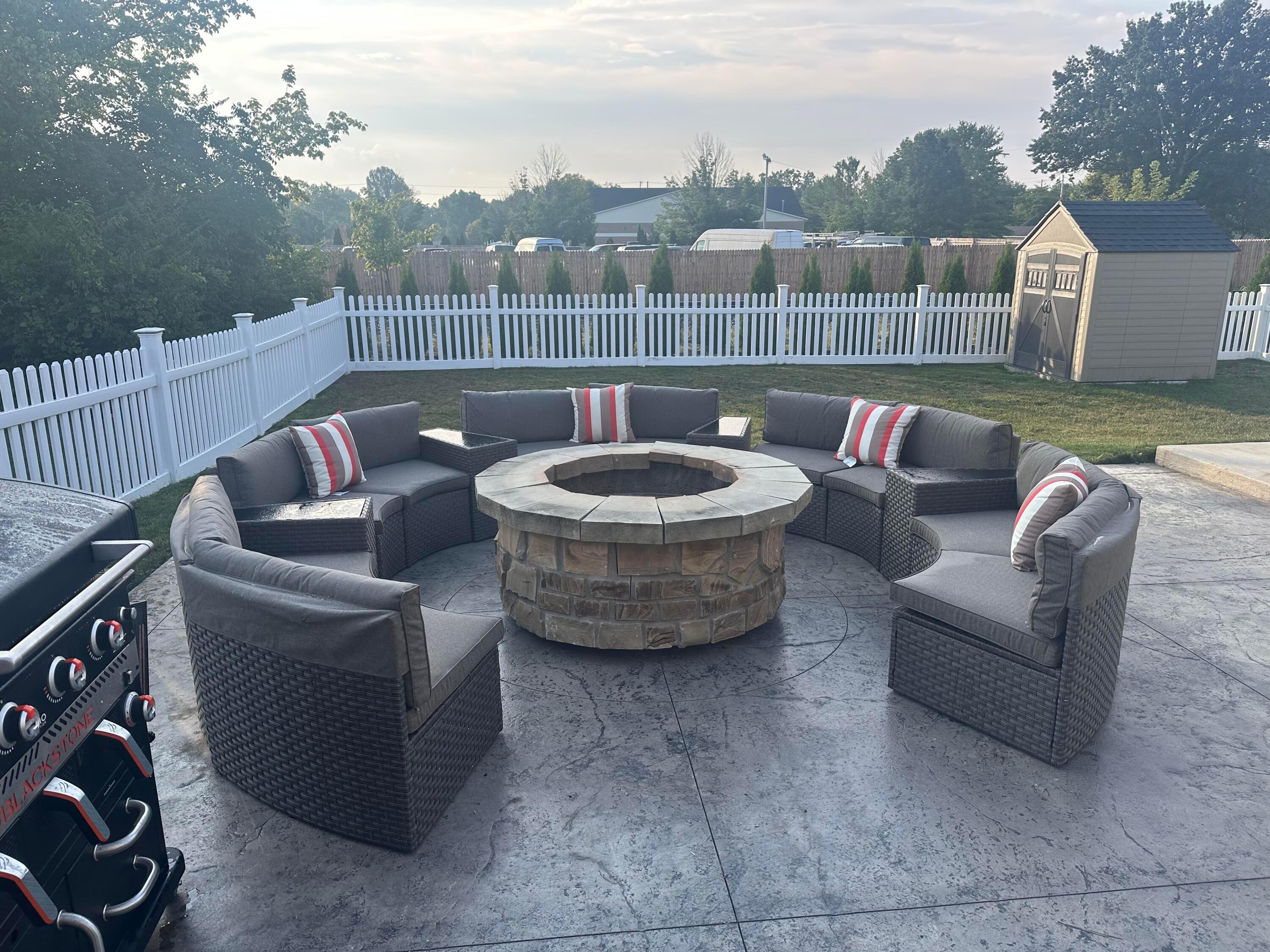 4454 Rishel Street Grove City, OH 43123 - Photo 2 of 22 Fire Pit and seating stay
