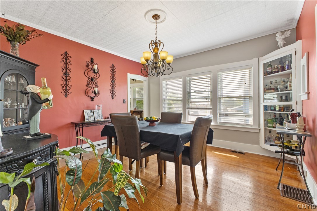 149 Harding Street Syracuse, NY 13208 - Photo 15 of 43 This angle of the formal dining room shows the built in corner cabinetry.