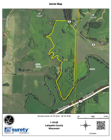 $349,999 | 139.57-ac County Hwy M, Browntown, WI 53522
