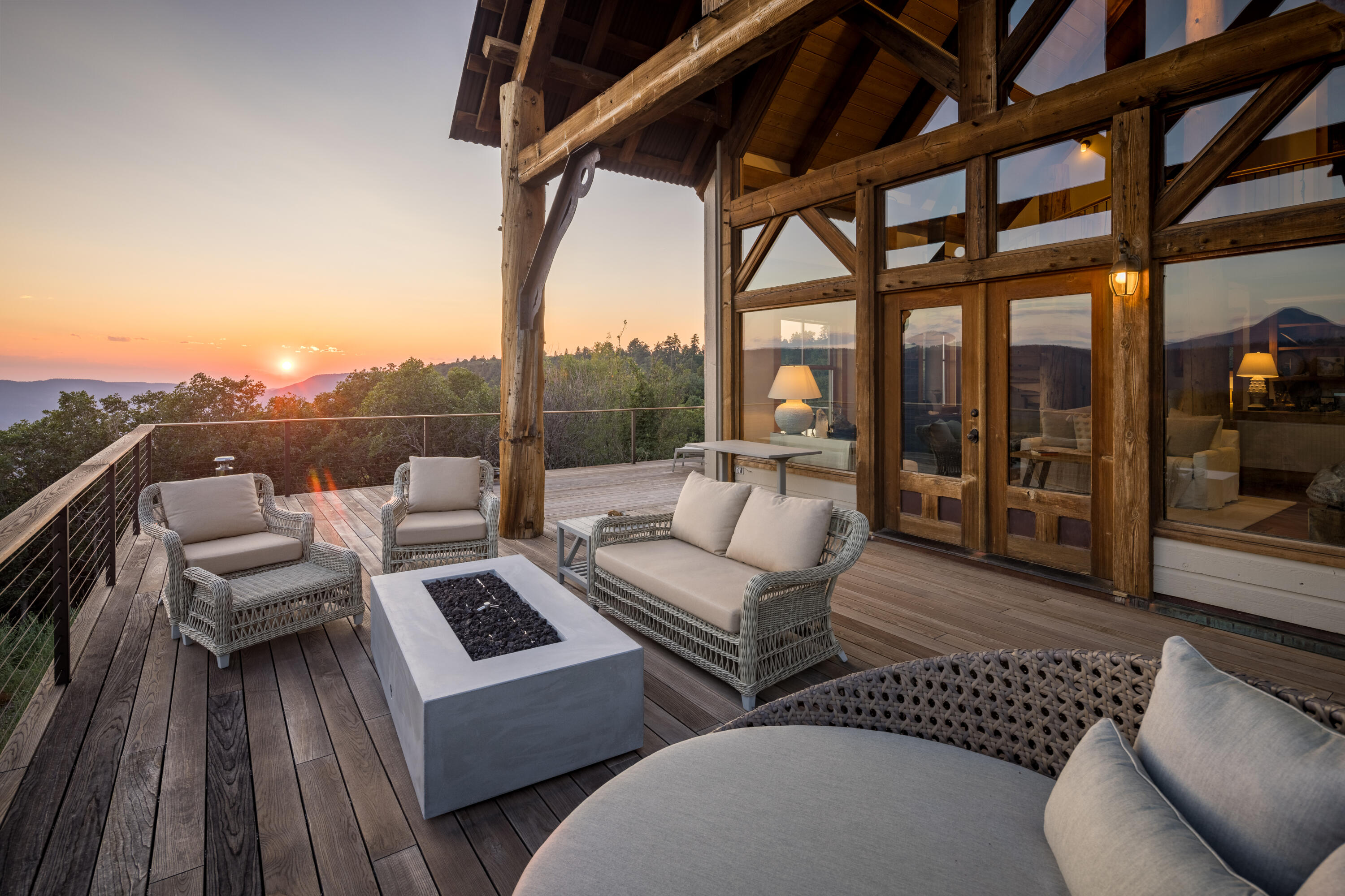 462 Dragon Lode Drive Placerville, CO 81430 - Photo 20 of 46 a view of balcony with couch and chairs