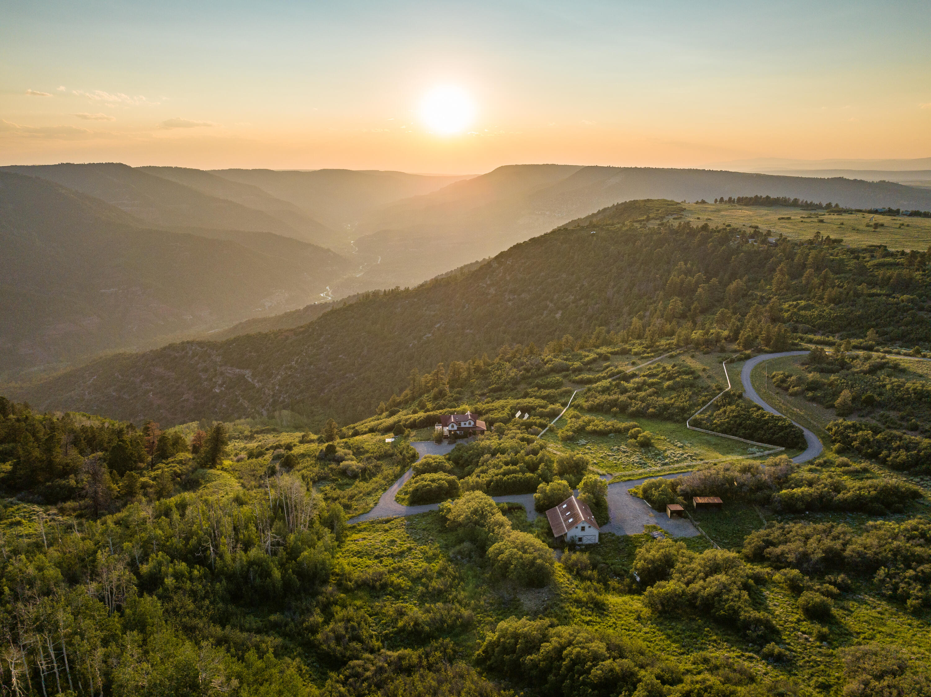 462 Dragon Lode Drive Placerville, CO 81430 - Photo 36 of 46 an aerial view of houses with trees