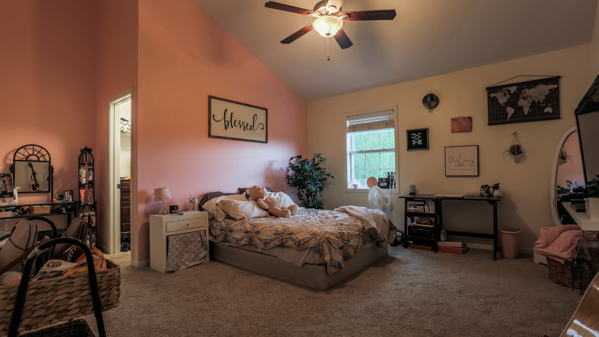 7993 Shoals Branch Road Primm Springs, TN 38476 - Photo 22 of 25 a bedroom with bed and a chandelier