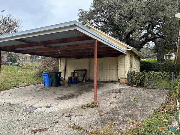 a view of a car garage