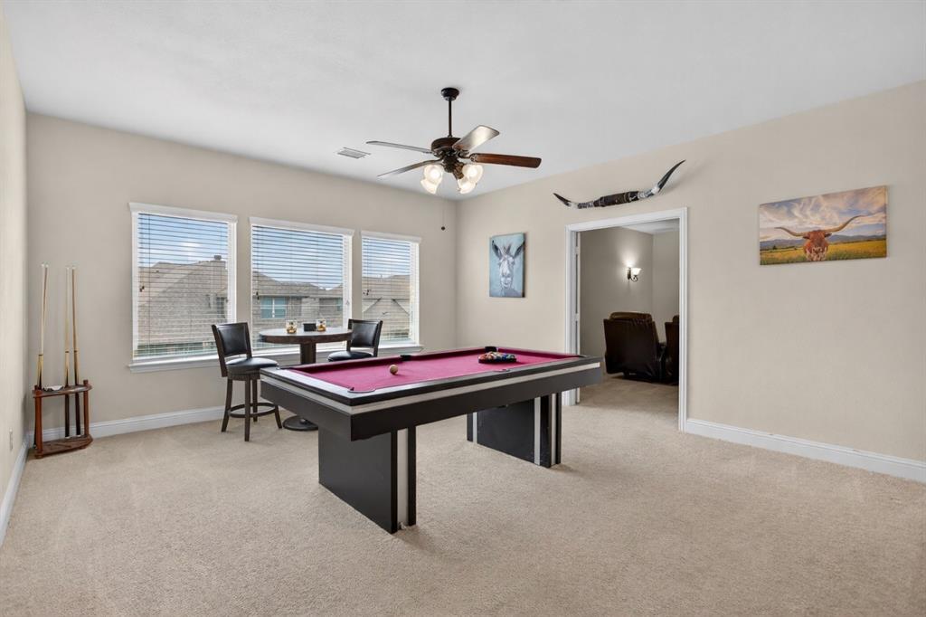 1022 Longhill Way Forney, TX 75126 - Photo 14 of 29 a room with pool table and windows
