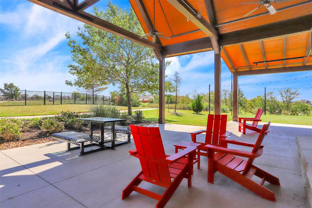 1022 Longhill Way Forney, TX 75126 - Photo 24 of 29 a view of outdoor space with seating area and swimming pool