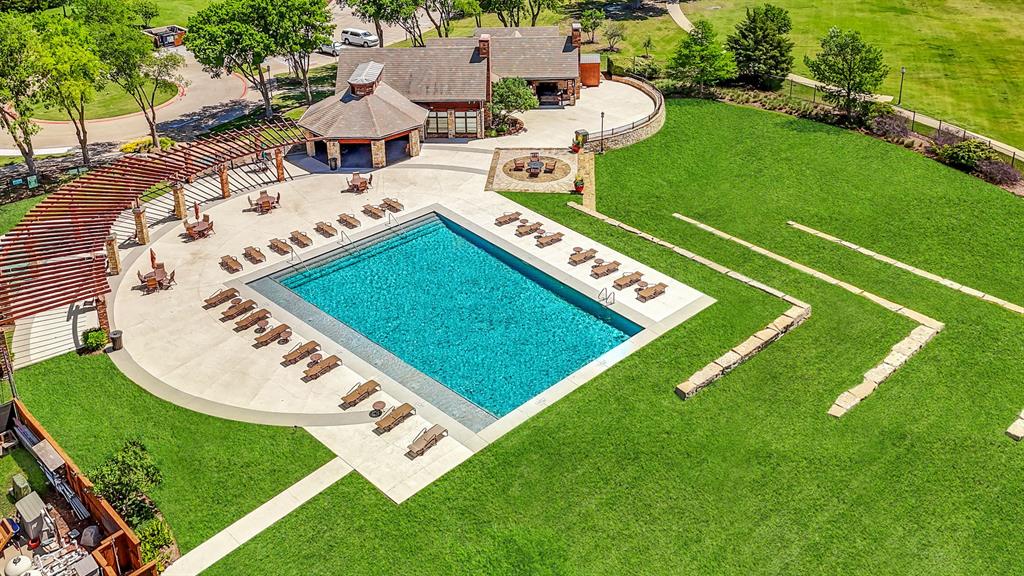 1022 Longhill Way Forney, TX 75126 - Photo 29 of 29 a view of an outdoor space and a swimming pool