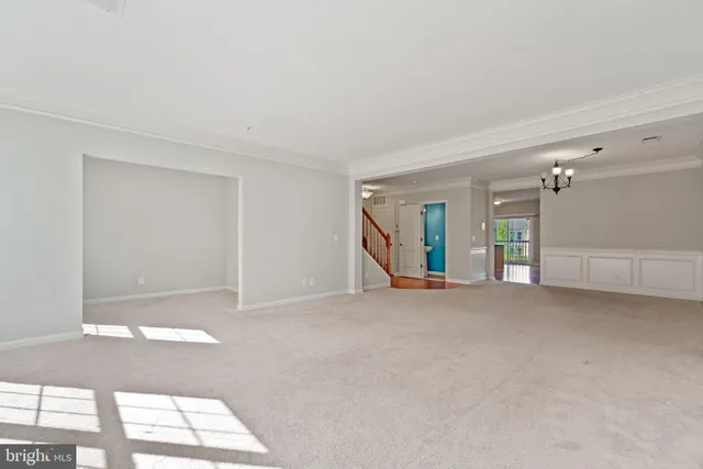 a view of empty room