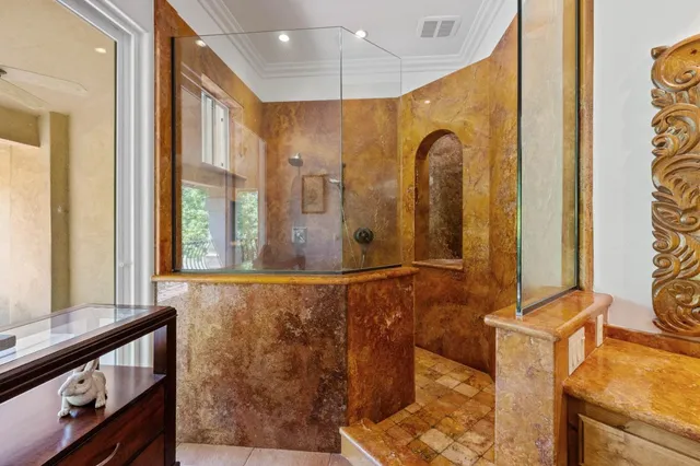 a view of a building with a porch