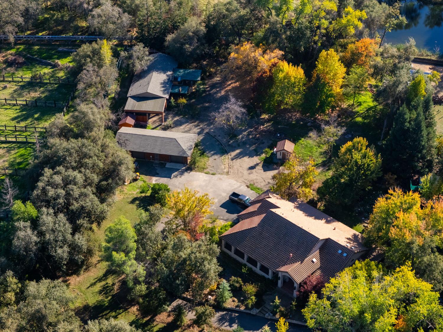 7730 Suzuki Lane Loomis, CA 95650 - Photo 61 of 62 an aerial view of a house with a yard