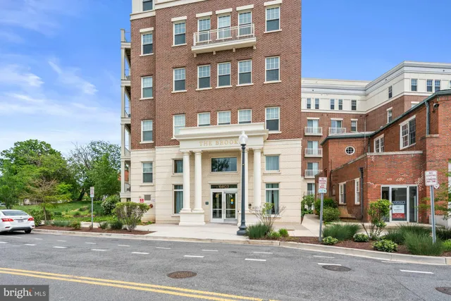 a front view of a building