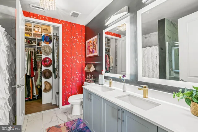 a view of livingroom with furniture and a flat screen tv