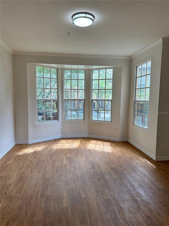 6304 Raleigh Street, Unit 202 Orlando, FL 32835 - Photo 3 of 15 an empty room with wooden floor and windows