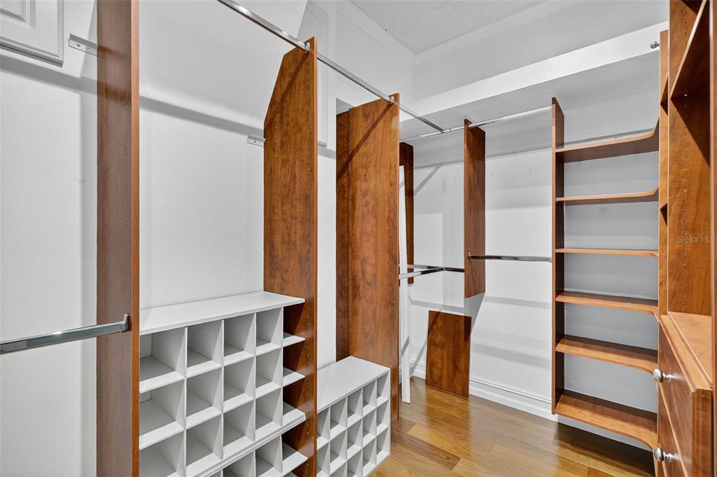 28004 Shirley Shores Road Tavares, FL 32778 - Photo 31 of 68 a view of walk in closet with empty racks