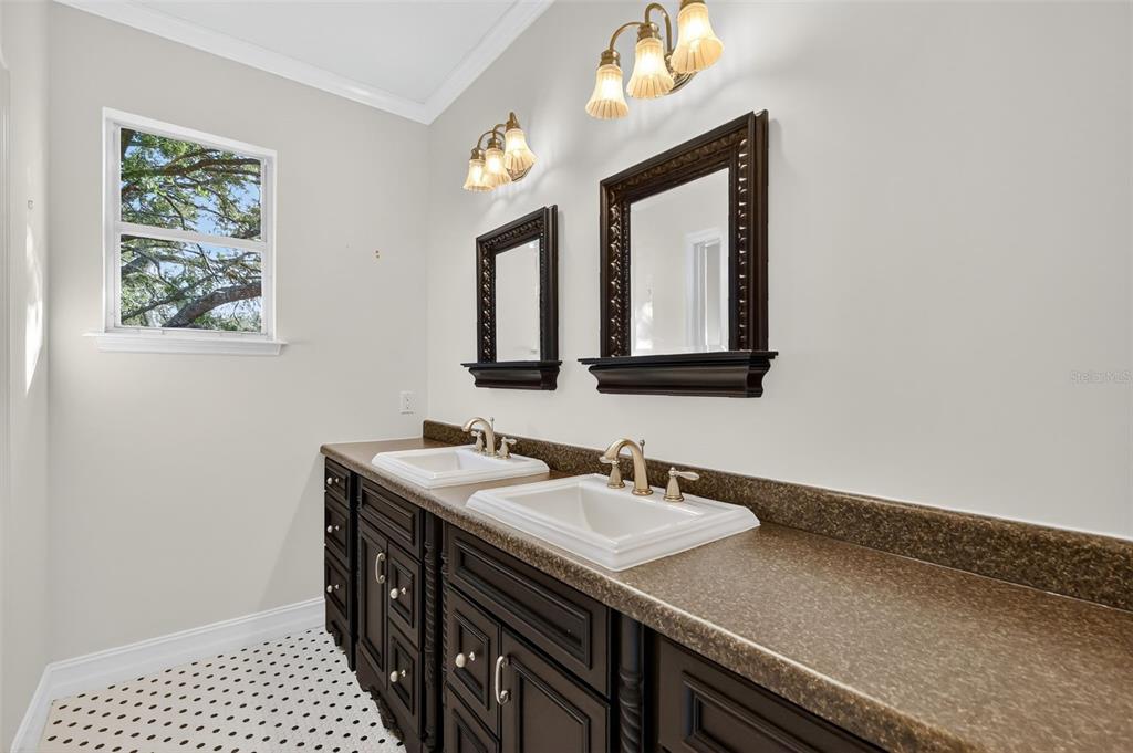 28004 Shirley Shores Road Tavares, FL 32778 - Photo 42 of 68 a bathroom with a sink and a mirror