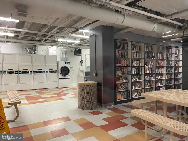 a room with gym equipment