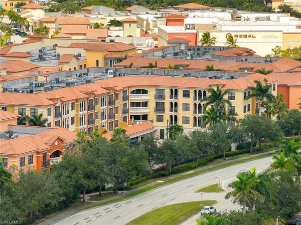 a view of a city that has tall buildings