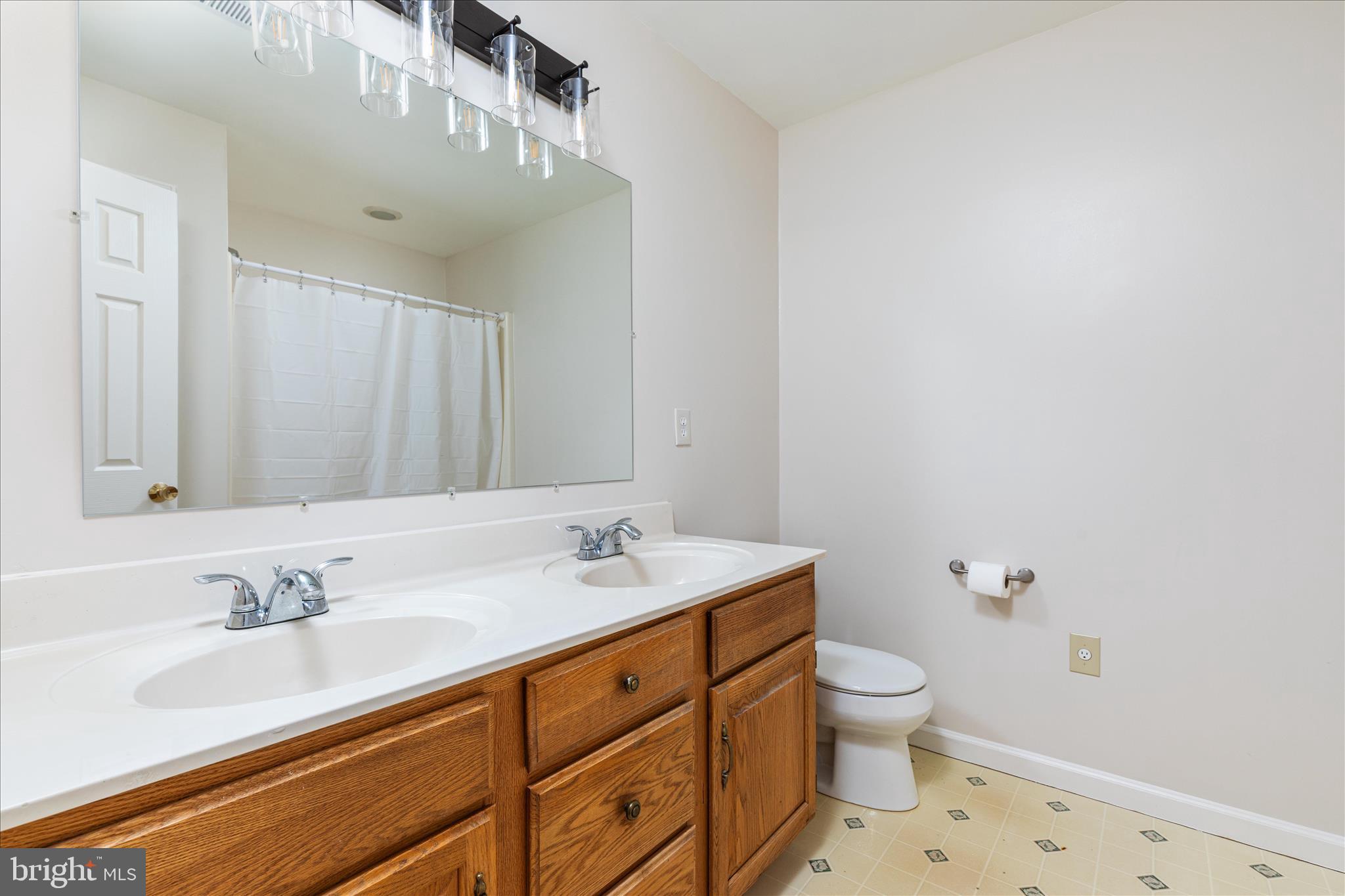 2983 Old Winchester Road Boyce, VA 22620 - Photo 59 of 91 a bathroom with a sink a toilet and a mirror