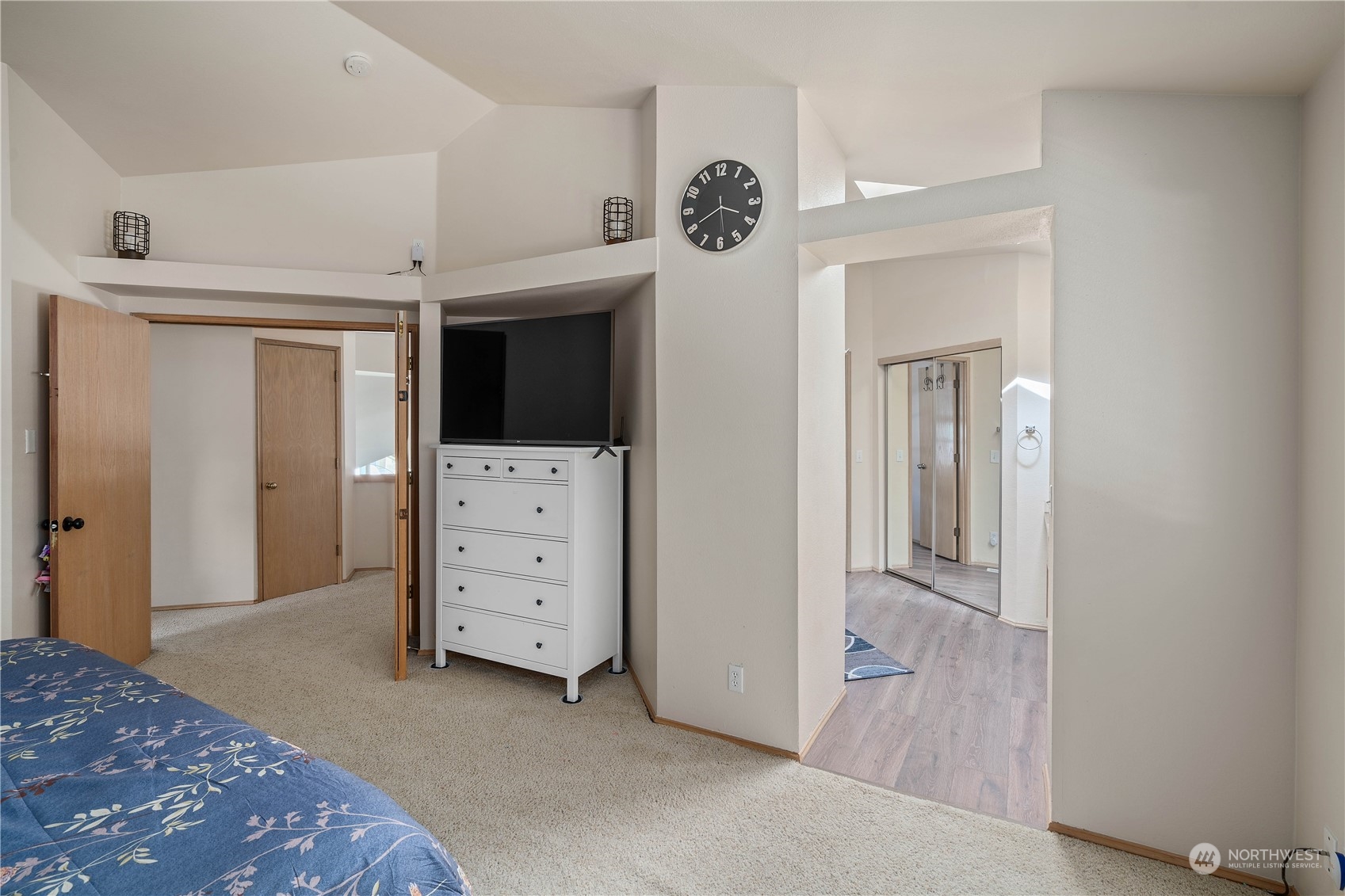 13631 Southeast 274th Place Kent, WA 98042 - Photo 16 of 31 a view of a bedroom with closet and wooden floor