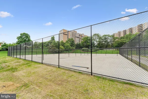 a view of a city with tall buildings