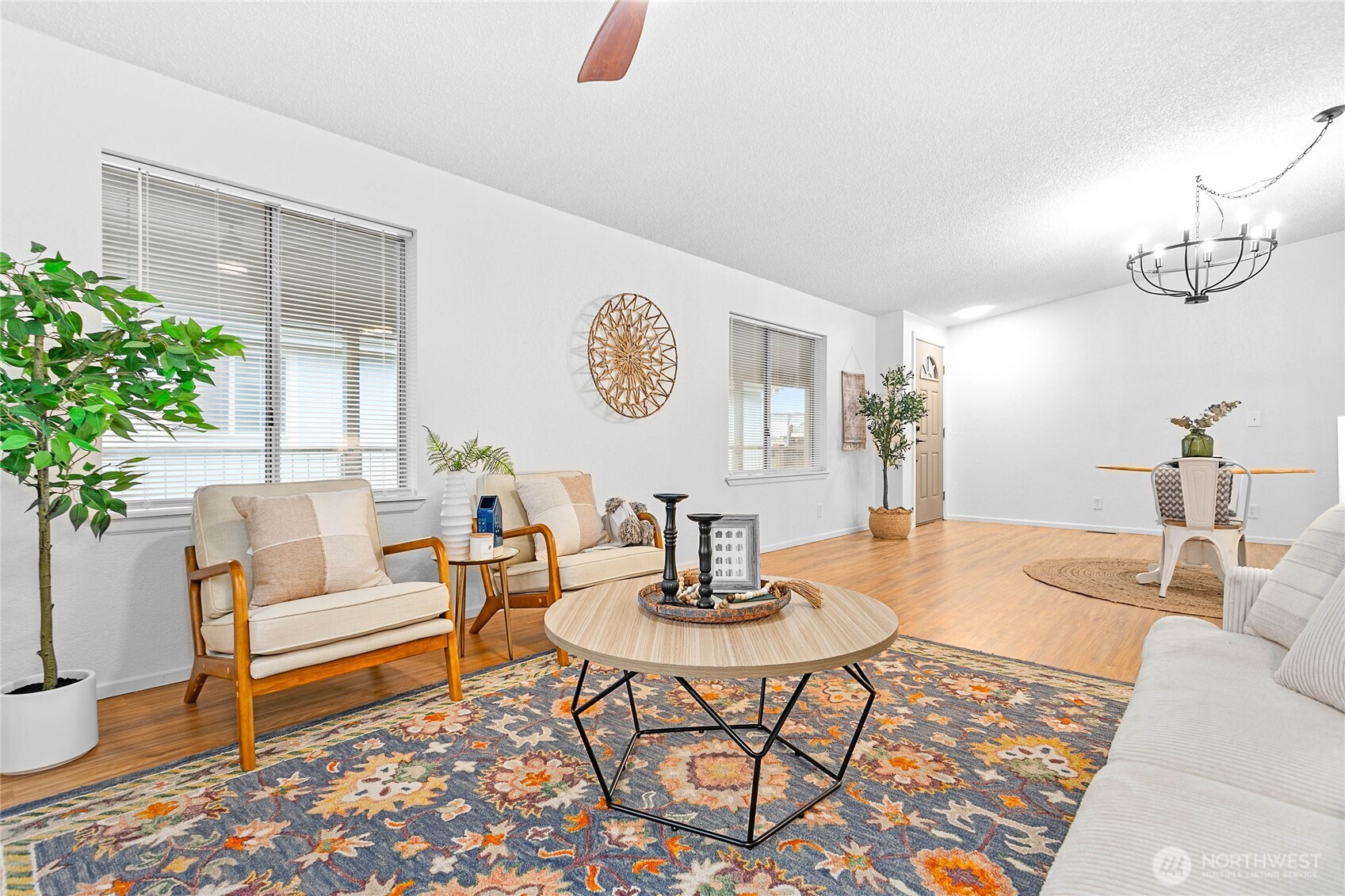 7343 Hannegan Road, Unit 2 Lynden, WA 98264 - Photo 11 of 34 a living room with furniture and a potted plant
