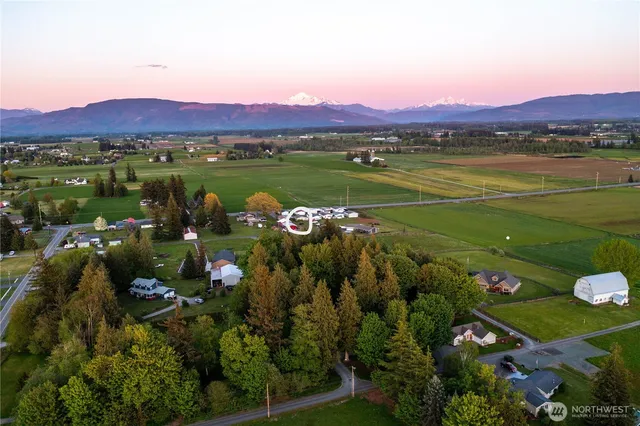 a view of a city with lake view