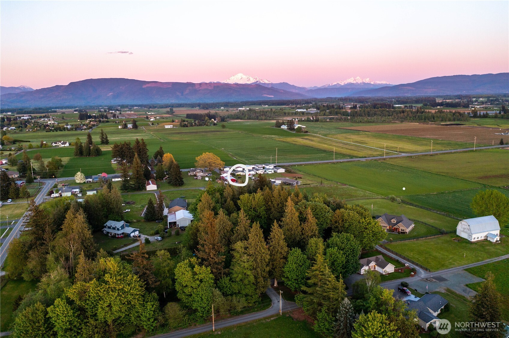 7343 Hannegan Road, Unit 2 Lynden, WA 98264 - Photo 12 of 34 a view of a city with lake view