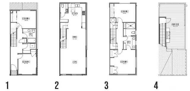 a view of a big building with a big yard