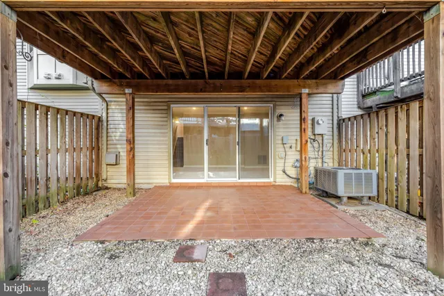 a backyard of a house