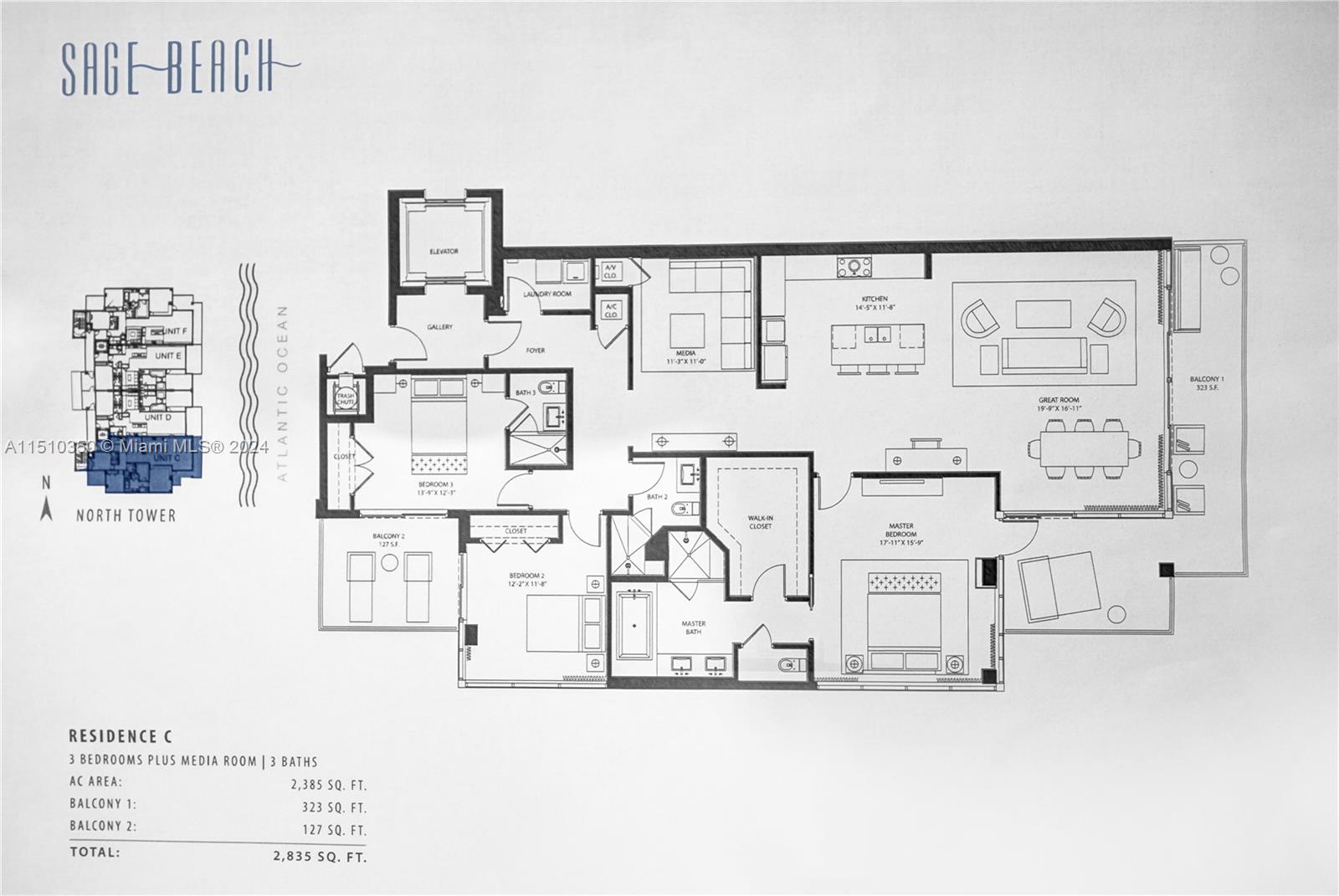 2101 South Surf Road, Unit 3C Hollywood, FL 33019 - Photo 20 of 23 view of rooftop