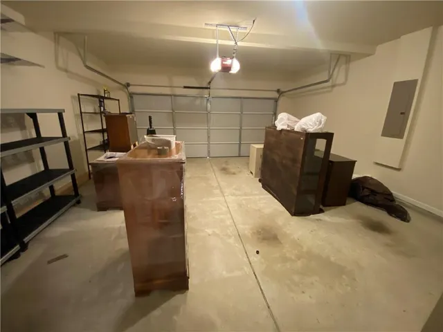 a room with storage and utility