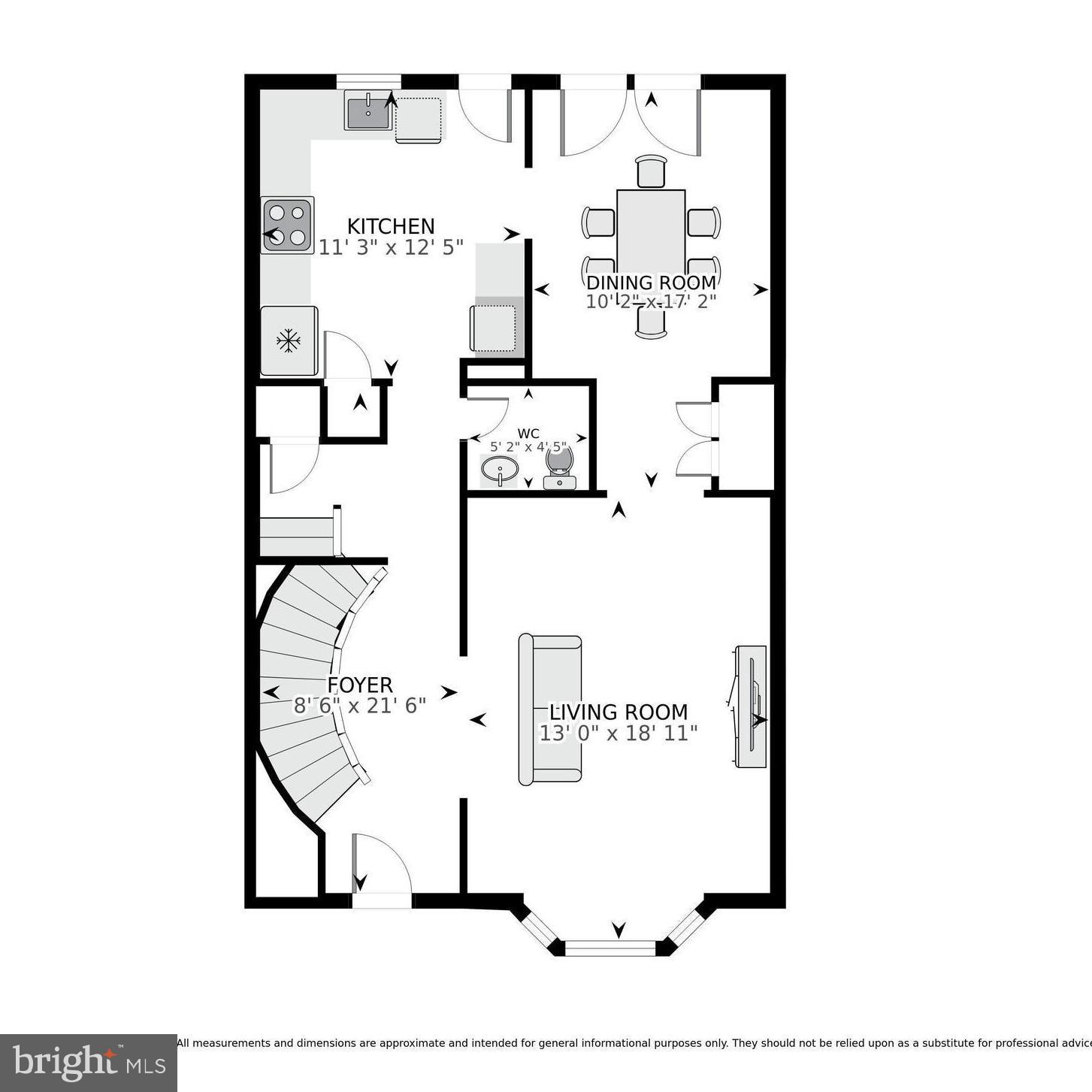 8312 Wickham Road Springfield, VA 22152 - Photo 48 of 49 Main Level Floorplan