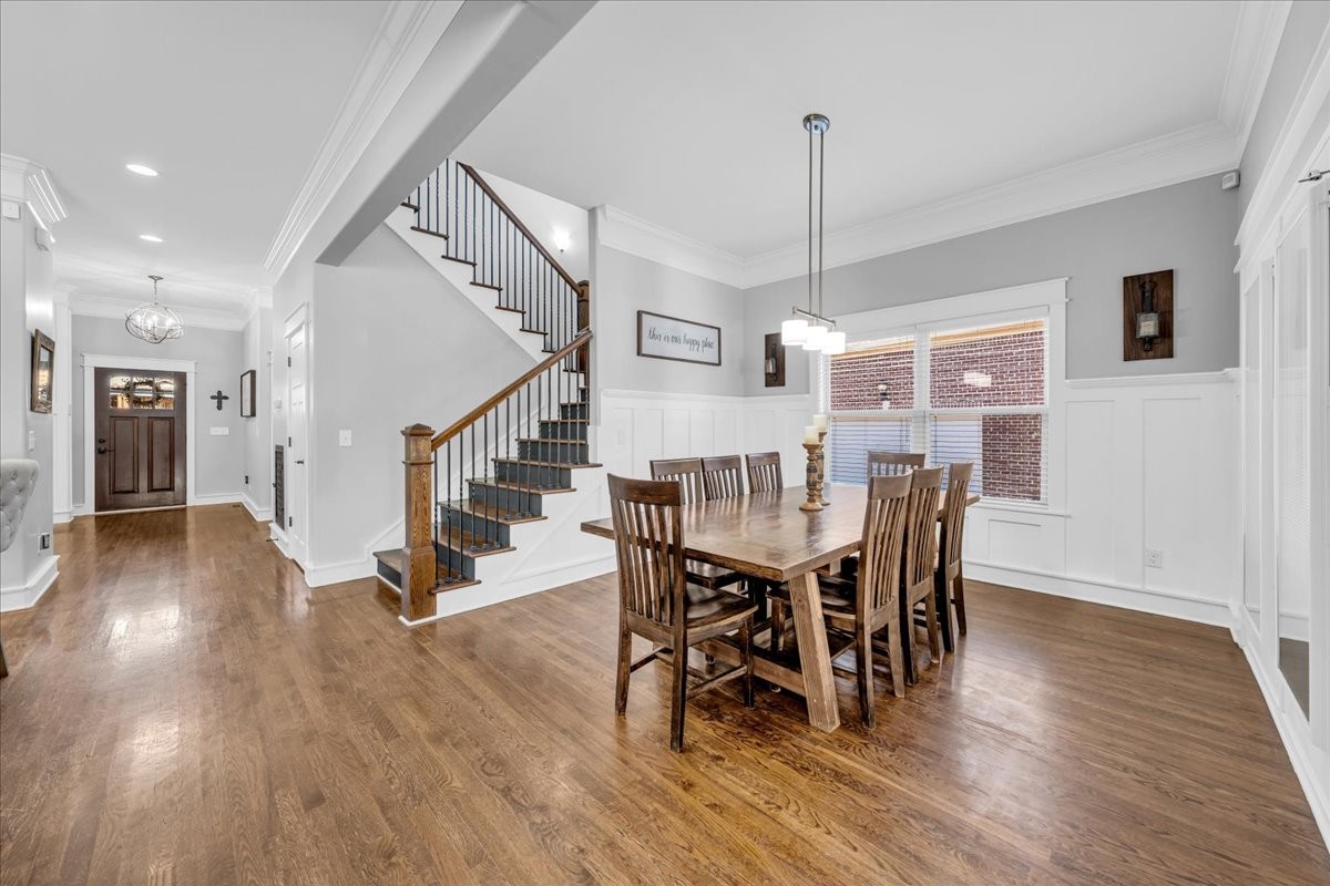1021 Alice Springs Circle Spring Hill, TN 37174 - Photo 27 of 86 a view of a dining room with furniture window and wooden floor