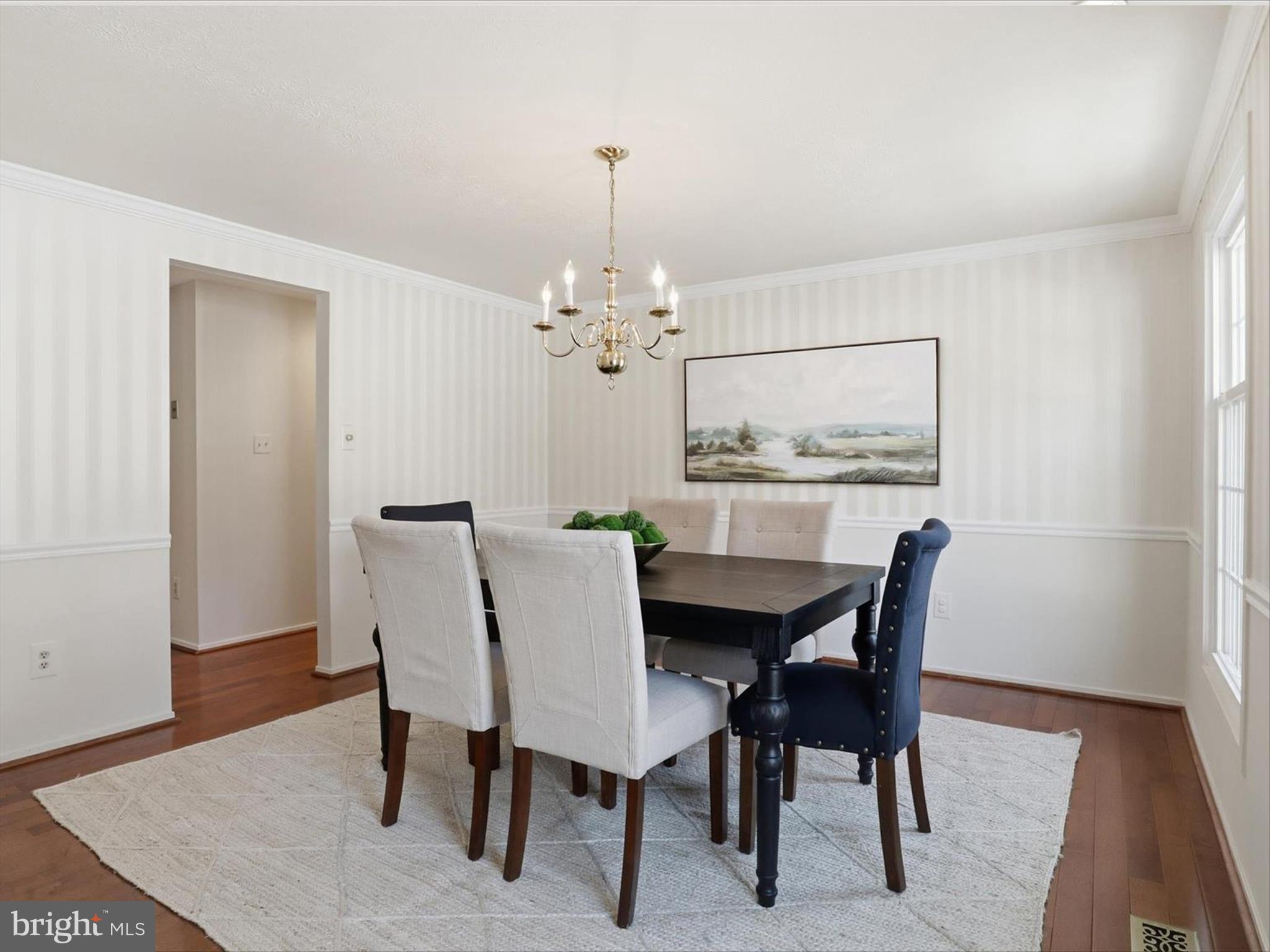 5903 Oak Ridge Court Burke, VA 22015 - Photo 16 of 54 Dining room off the kitchen and foyer