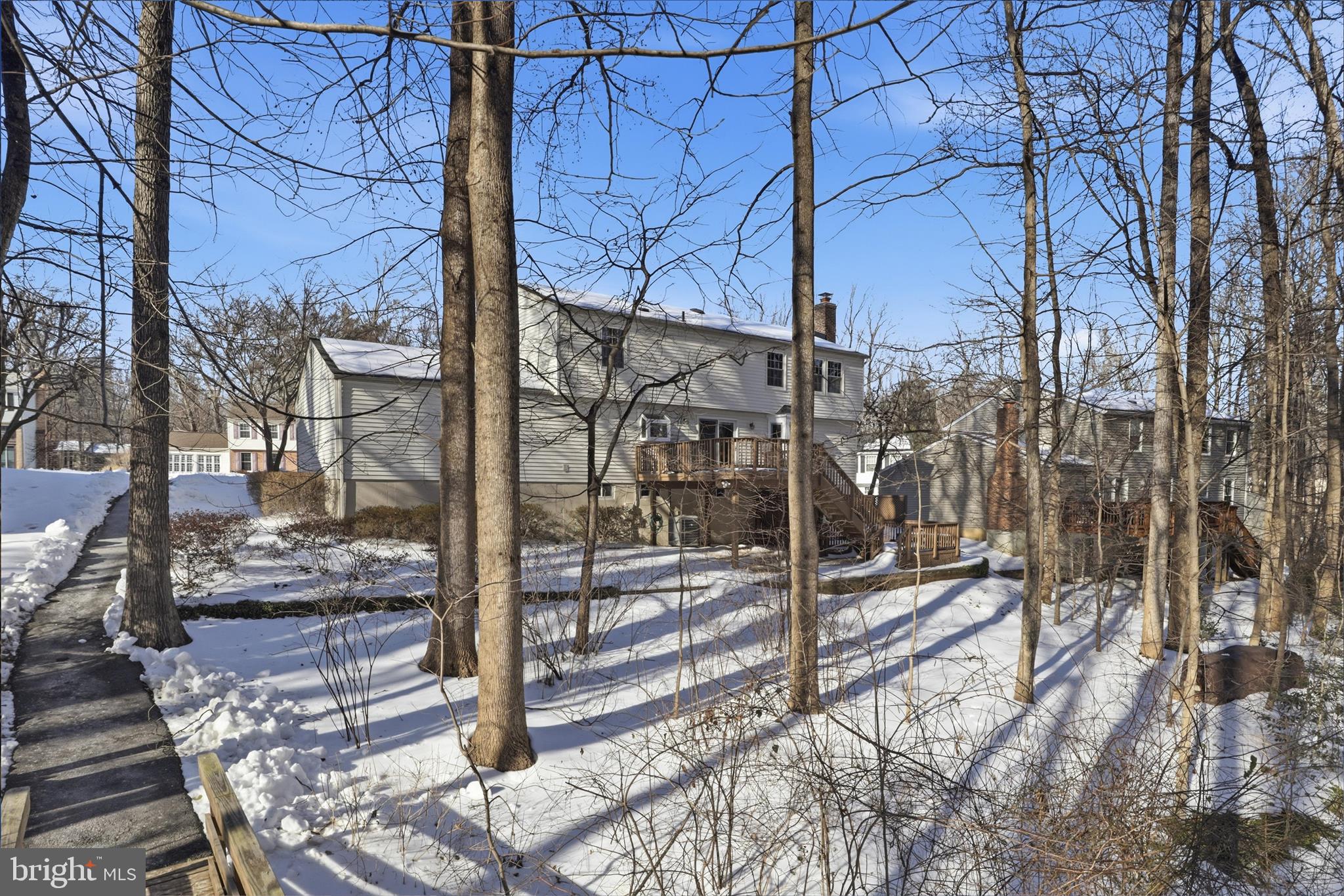 5903 Oak Ridge Court Burke, VA 22015 - Photo 42 of 54 View from HOA maintained walk/jog path