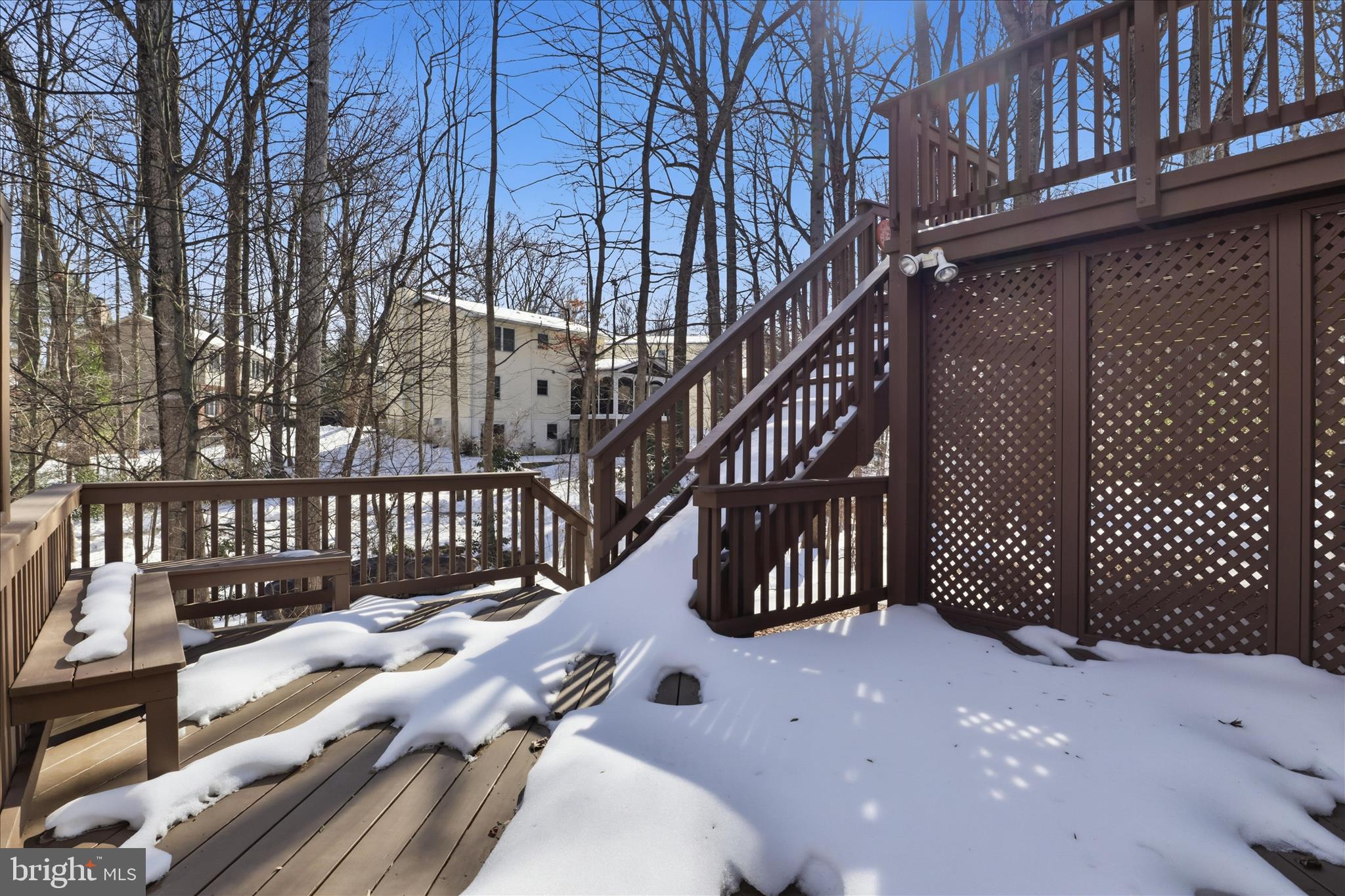 5903 Oak Ridge Court Burke, VA 22015 - Photo 45 of 54 Lower deck walk-out from basement
