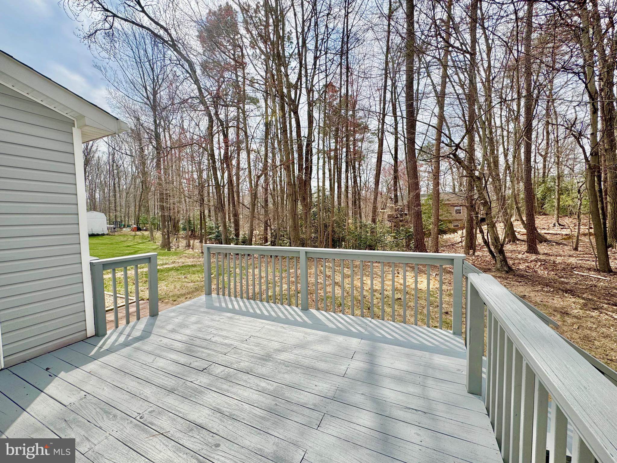 640 Santa Fe Trail Lusby, MD 20657 - Photo 12 of 26 a view of a hardwood deck