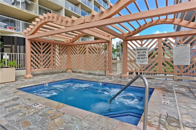 a view of a indoor swimming pool