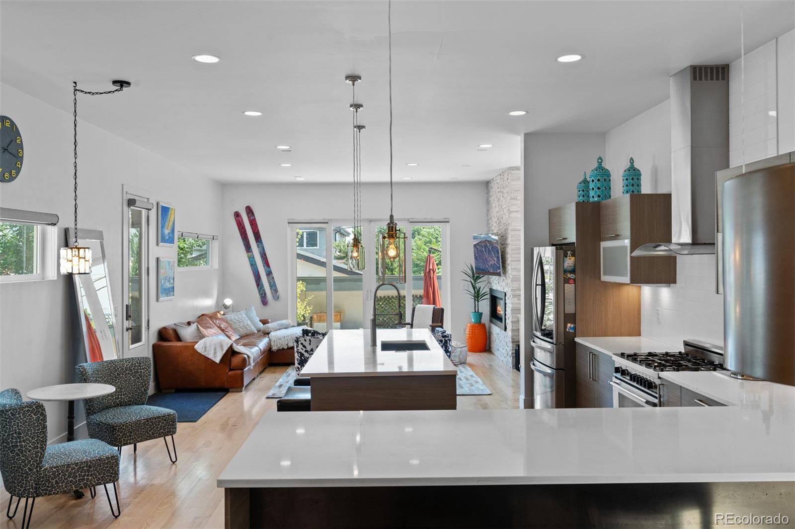 3632 North Pecos Street Denver, CO 80211 - Photo 7 of 47 a view of a living room and dining room