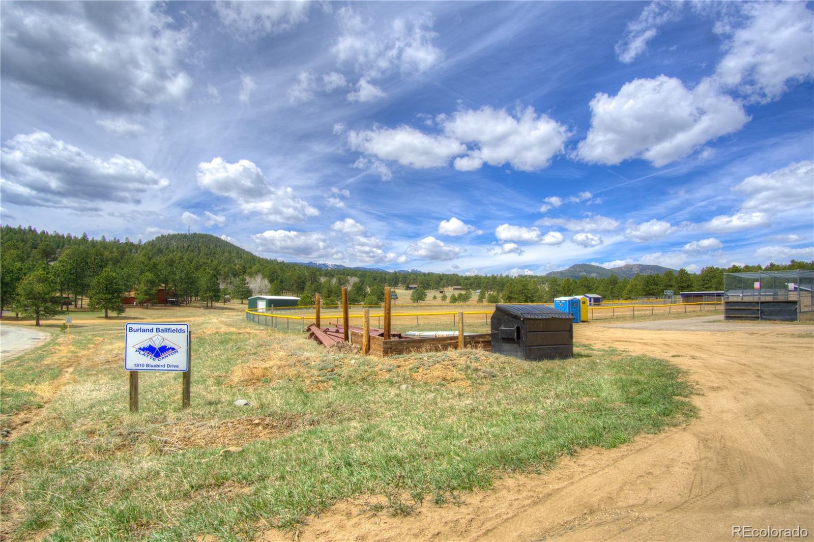 253 Raven Drive Bailey, CO 80421 - Photo 39 of 40 a view of a swimming pool with an outdoor seating